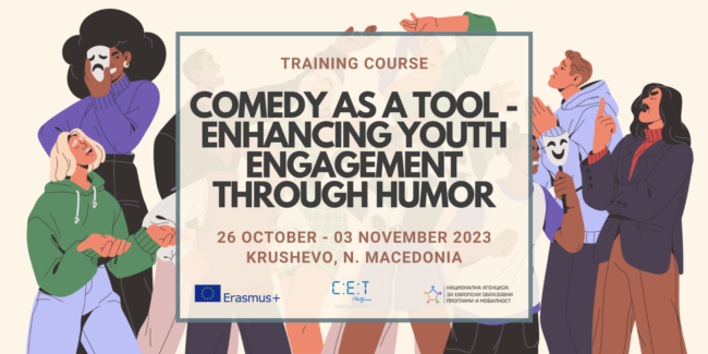 We are ready for the training course”Comedy as a Tool – Enhancing Youth Engagement through Humor